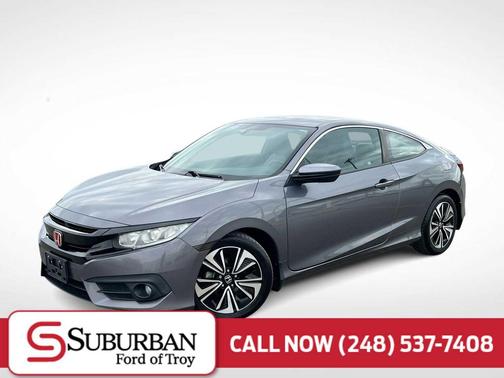 Modern Steel Metallic 2017 Honda Civic EX-L