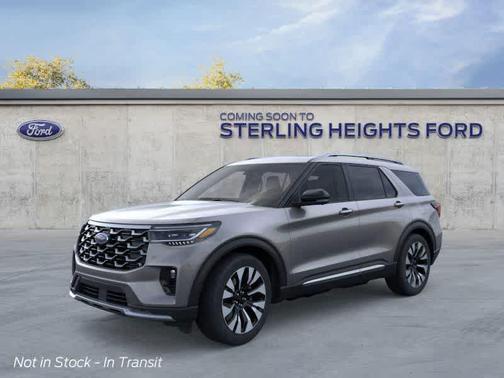 CARBONIZED GRAY METALLIC 2026 Ford Explorer Platinum