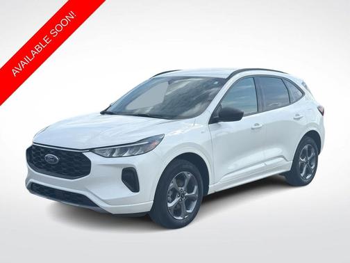 Star White Metallic Tri-Coat 2024 Ford Escape ST-Line