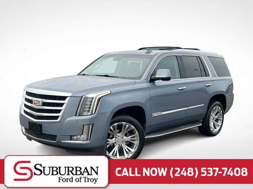 Gray Silk Metallic 2015 Cadillac Escalade Luxury
