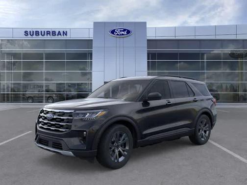 AGATE BLACK METALLIC 2026 Ford Explorer Active w/200A Pkg