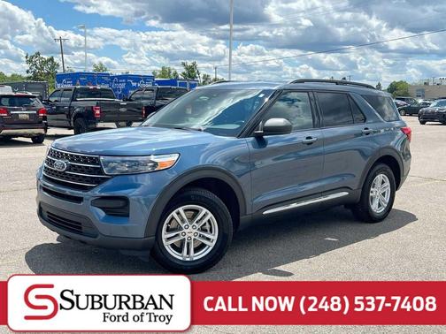 BLUE METALLIC 2020 Ford Explorer XLT