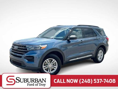 BLUE METALLIC 2020 Ford Explorer XLT