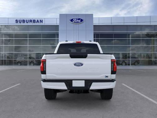 SPACE WHITE METALLIC 2025 Ford F-150 Lightning XLT