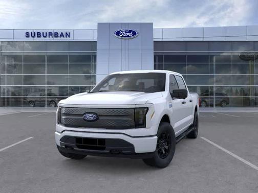 SPACE WHITE METALLIC 2025 Ford F-150 Lightning XLT