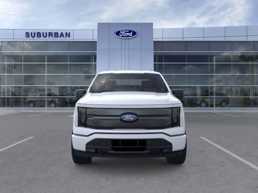 SPACE WHITE METALLIC 2025 Ford F-150 Lightning XLT