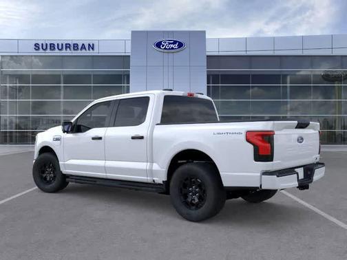 SPACE WHITE METALLIC 2025 Ford F-150 Lightning XLT