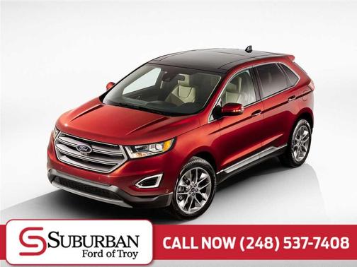 WHITE PLATINUM MET TRI-COAT 2015 Ford Edge SEL