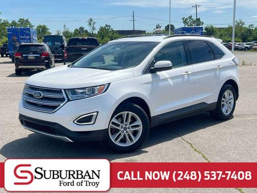 WHITE PLATINUM MET TRI-COAT 2015 Ford Edge SEL
