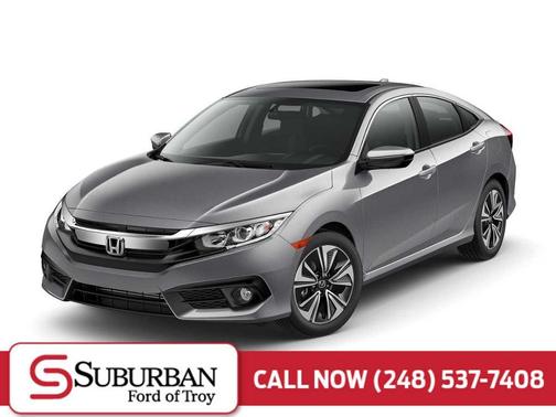 Blue 2016 Honda Civic EX-T