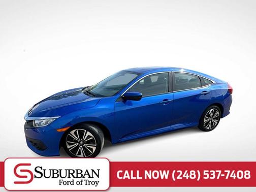 Blue 2016 Honda Civic EX-T