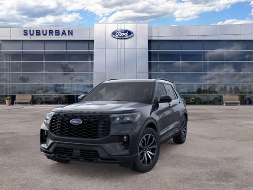 Agate Black Metallic 2026 Ford Explorer ST-Line