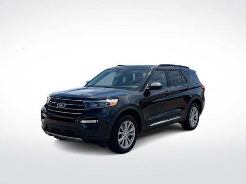 AGATE BLACK METALLIC 2023 Ford Explorer XLT