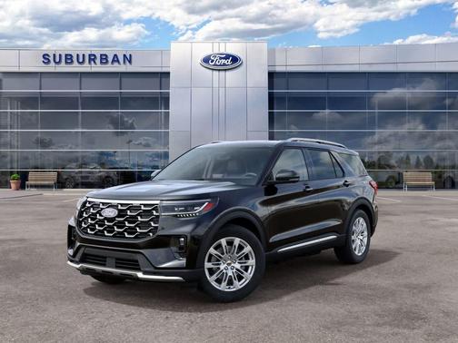 Agate Black Metallic 2027 Ford Explorer Platinum