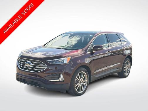 Burgundy Velvet Metallic Tinted Clearcoat 2024 Ford Edge Titanium
