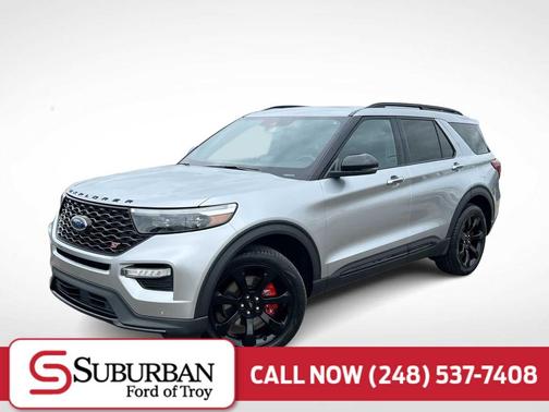 ICONIC SILVER METALLIC 2023 Ford Explorer ST