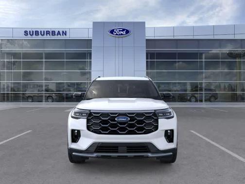 STAR WHITE MET TRI-COAT 2026 Ford Explorer Platinum