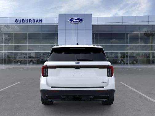 Star White Metallic Tri-Coat 2026 Ford Explorer ST-Line