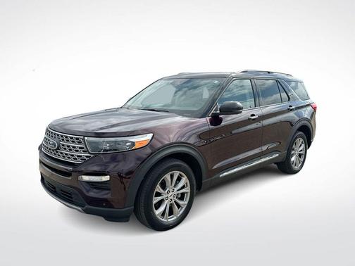 Jewel Red Metallic Tinted Clearcoat 2023 Ford Explorer Limited