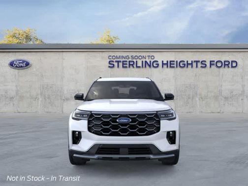 STAR WHITE MET TRI-COAT 2026 Ford Explorer Platinum