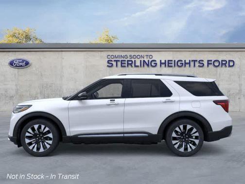 STAR WHITE MET TRI-COAT 2026 Ford Explorer Platinum