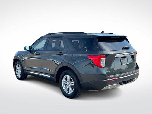 FORGED GREEN METALLIC 2023 Ford Explorer XLT