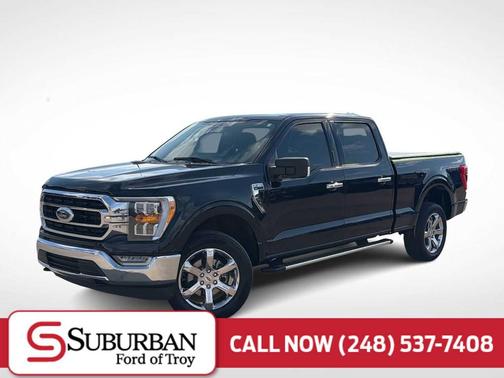 Antimatter Blue Metallic 2023 Ford F-150 XLT