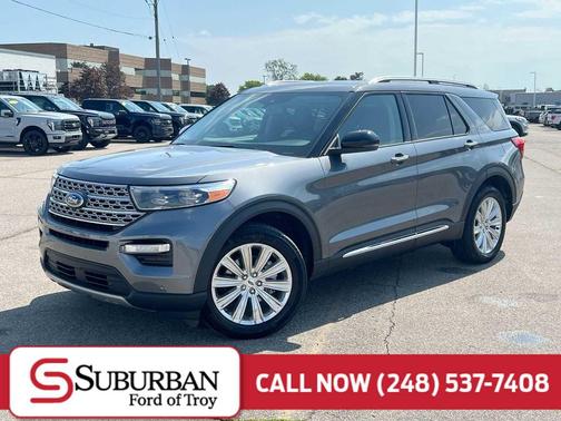 Carbonized Gray Metallic 2024 Ford Explorer Limited