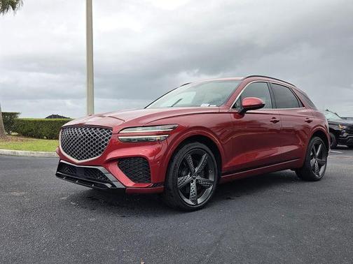 Red 2023 Genesis GV70 3.5T Sport