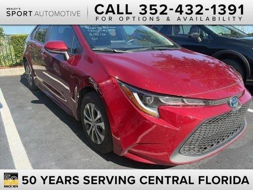 Pearl 2022 Toyota Corolla Hybrid LE