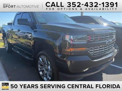 Black 2016 Chevrolet Silverado 1500 Custom