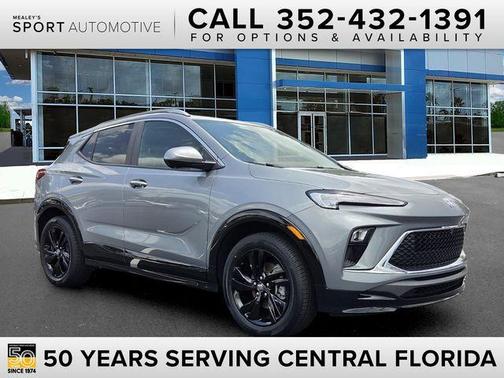 Moonstone Gray Metallic 2024 Buick Encore GX Sport Touring