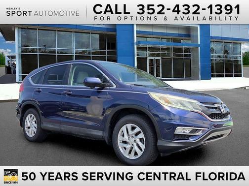 Blue 2016 Honda CR-V EX
