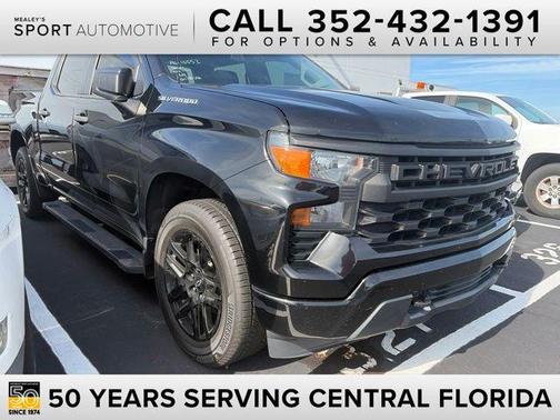 Black 2023 Chevrolet Silverado 1500 Custom