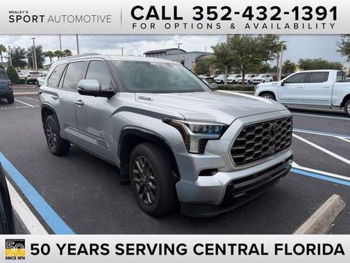 Celestial Silver Metallic 2026 Toyota Sequoia Platinum