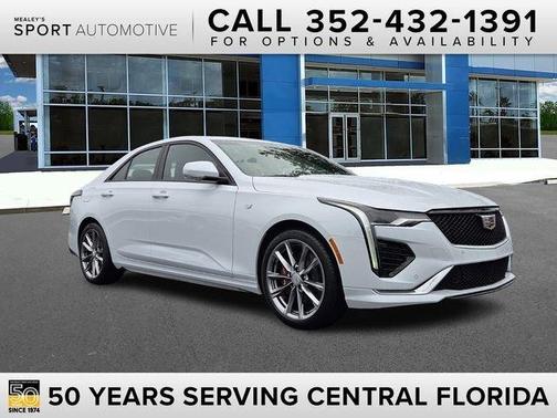 Vibrant White 2026 Cadillac CT4 Sport
