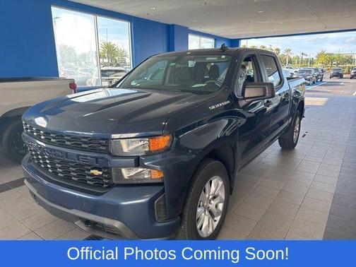 Blue Metallic 2021 Chevrolet Silverado 1500 Custom