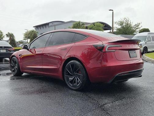 Ultra Red 2024 Tesla Model 3 Performance