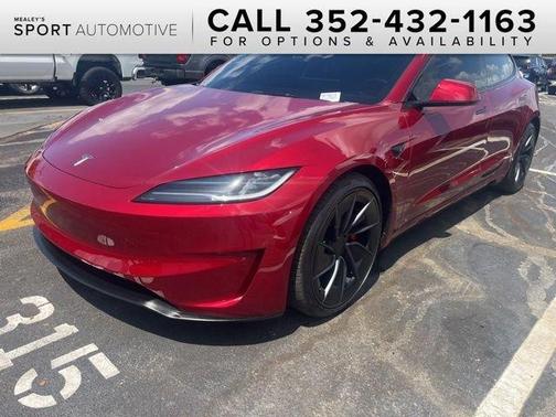 Ultra Red 2024 Tesla Model 3 Performance