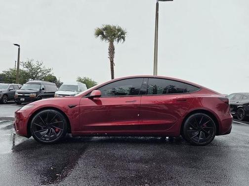 Ultra Red 2024 Tesla Model 3 Performance