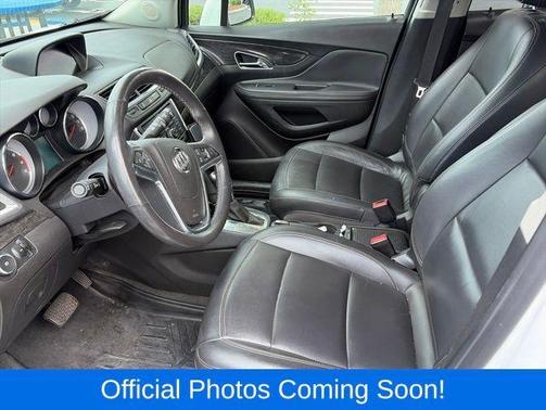 White Pearl Tri-Coat 2016 Buick Encore Leather