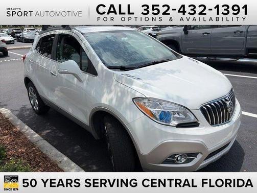 White Pearl Metallic 2016 Buick Encore Leather