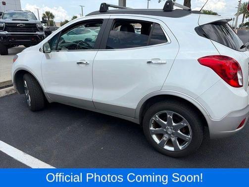 White Pearl Tri-Coat 2016 Buick Encore Leather