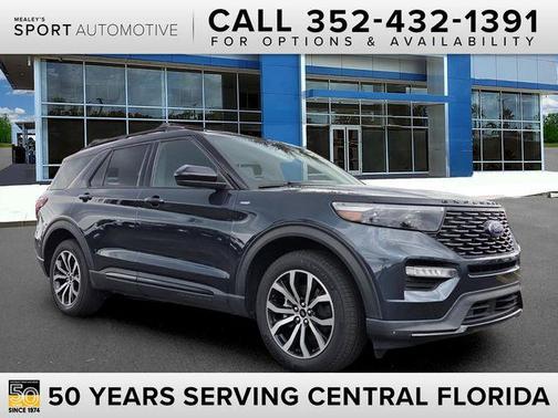 Blue Metallic 2023 Ford Explorer ST-Line