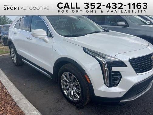 Crystal White Tri-Coat 2023 Cadillac XT4 Premium Luxury