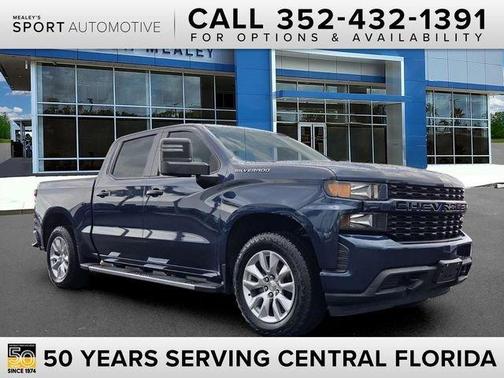 Northsky Blue Metallic 2019 Chevrolet Silverado 1500 Custom