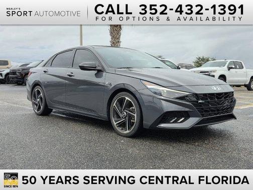 Gray 2023 Hyundai ELANTRA N Line