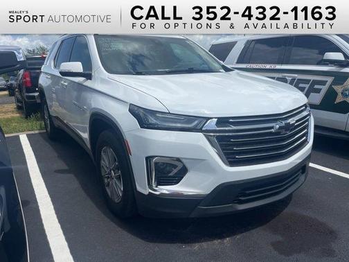 Summit White 2023 Chevrolet Traverse LT Leather