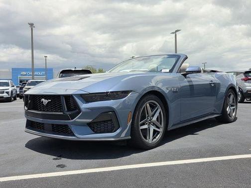 Vapor Blue 2025 Ford Mustang GT Premium