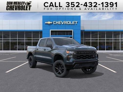Gray 2026 Chevrolet Silverado 1500 Custom Trail Boss